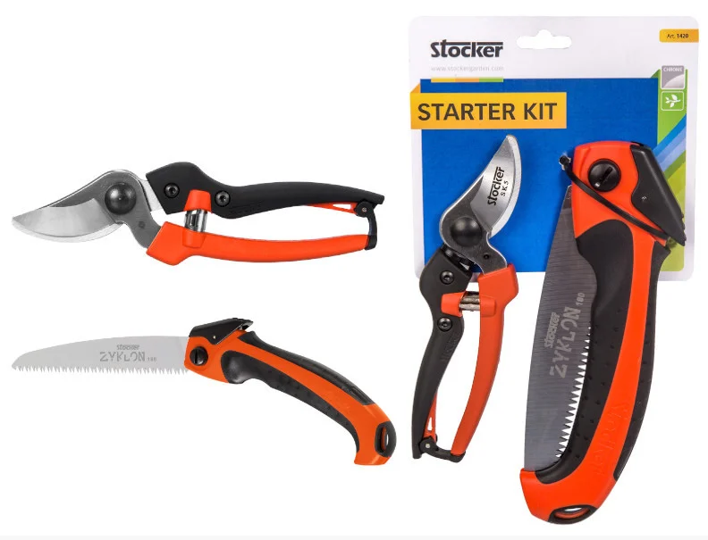 Набір для обрізки, секатор + пила, Stocker 1420 2