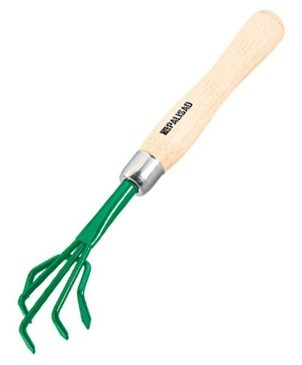 Розпушувач 5-зубий, металевий, дерев'яна ручка, 330 мм, Palisad, 623538