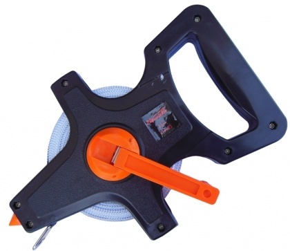 Рулетка геодезическая, 20мх12,5мм, лента ПВХ, открытый корпус, Sparta, 314305