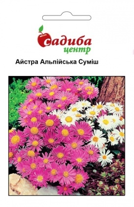 Насіння айстри Альпійська суміш, 0.1 г, Hem, Голландія, Садиба Центр