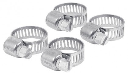 Хомут кольцо 3/8, 10 - 16мм, 40HRs, 4шт, Truper, M-4B