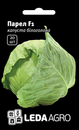 Насіння капусти Парел F1, 20шт, Bejo, Голландія, насіння Леда Агро