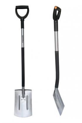 Лопата Фискарс, cадовая облегченная, с закругленным лезвием, 131500, Fiskars