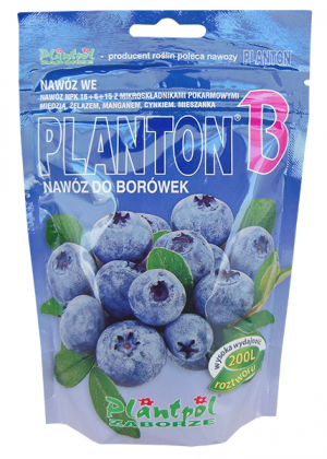 Комплексне мінеральне добриво для чорниці Planton B (Плантон Б), 200г, NPK 16.6.15