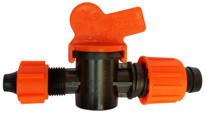 Кран стартовий для крапельної стрічки з підтиском, Аквапульс, AD 6504