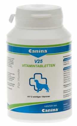 Поливитамины для собак Canina V25 Vitamintabletten, 210табл.   