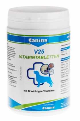 Поливитамины для собак Canina V25 Vitamintabletten, 30табл.