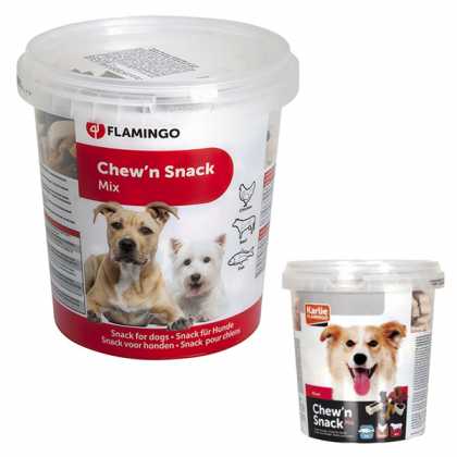 Flamingo Bones Mix ФЛАМІНГО БОНЗ МІКС ласощі для собак, жувальні кісточки мікс