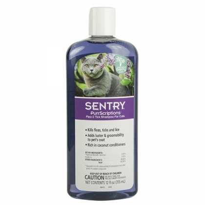Sentry PurrScriptions СЕНТРИ ПУРРСКРИПШНС КОКОС ЯГОДА - шампунь від бліх, кліщів для котів