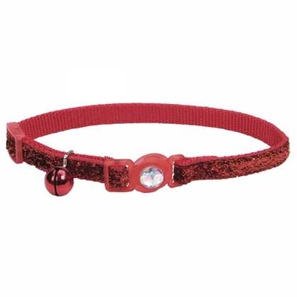 Безопасный ошейник для котов Coastal Fashion Safe Cat красный, 1смх30см