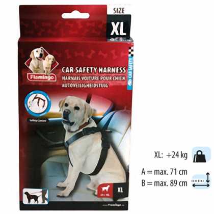 Flamingo Car Safety Harness ФЛАМІНГО СЕФТИ ХАРНЕСС шлейка в автомобіль для собак
