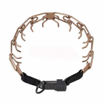 Строгий ошейник для собак Sprenger Ultra-Plus ClicLock, куроган сталь, 0,32х52см