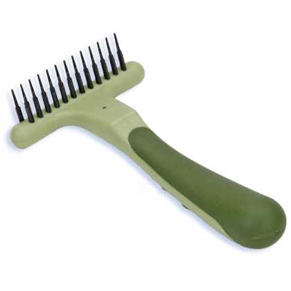 Двухрядные грабли для шерсти собак Safari Undercoat Rake