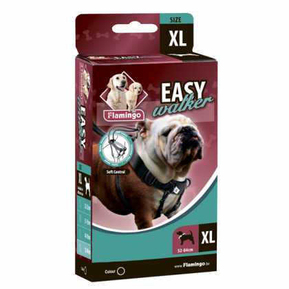 Шлейка для собак Flamingo Easy Walker, тренировочная, нейлон, XL, 52-84см