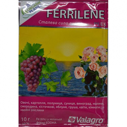 Органічні мікроелементи Ferrilene (Феррілен), хелат заліза, 10г, TM ROSLA (Росла)