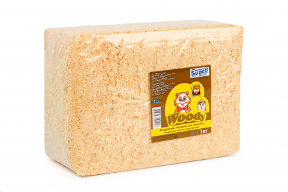 WOODY натуральная подстилка для гризунов (с запахом лаванды), 5 л