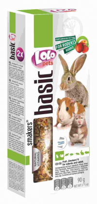 LO-71107Lolopets Smakers® з фруктами для гризунів і кролика 90гр.