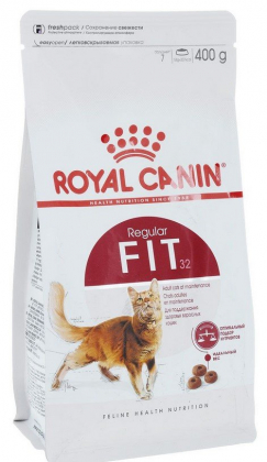 Корм Роял Канін Fit для котів (від 1 року, з нормальною активністю, які бувають на вулиці) 400 г