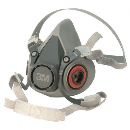 Респіратор напівмаска 3М 6200, розмір М