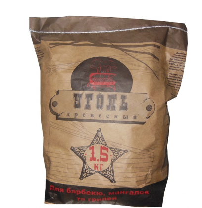 Деревне вугілля, 1.5 кг