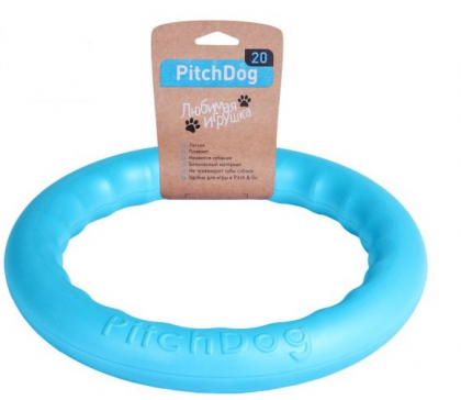 62372 Кільце для апортіровкі PitchDog 20, діаметр 20 см, блакитний