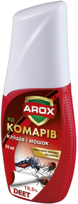 Крем-гель від комарів, кліщів і мошок, 50мл, Arox,30973