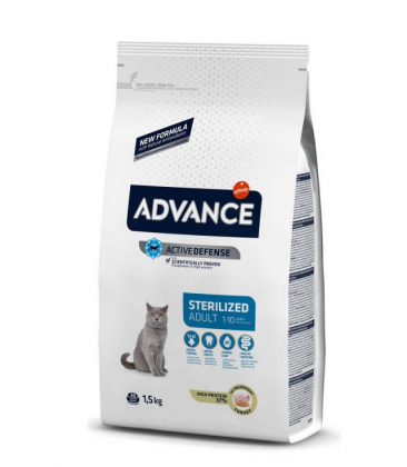 577219 Корм ADVANCE STERILIZED для стерилізованих котів 1,5 кг