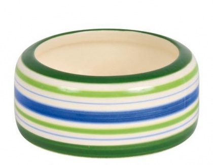 60805 Миска керамічна д / хомяка смугаста 50 мл / 8 см