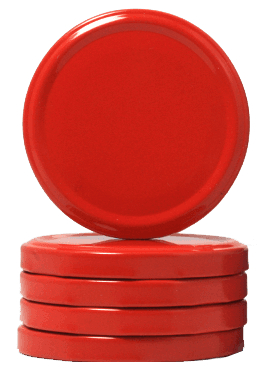 Кришка закаточна 100евро червона Б 1/10, 1612