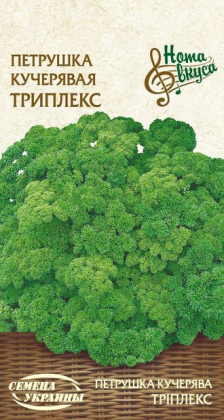 Насіння петрушки кучерявої Триплекс, 2г (Семена України Нота Смаку)