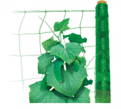 Сітка шпалерна для огірків, 1.7х1м, зелена, Agreen