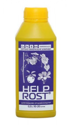 Органо-мінеральне добриво для плодово-ягідних HelpRost Жива Земля, 500 мл