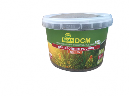 Органо-мінеральне добриво для хвойних рослин, NPK 6.3.20, 2.5кг, ДСМ(DCM) Осінь