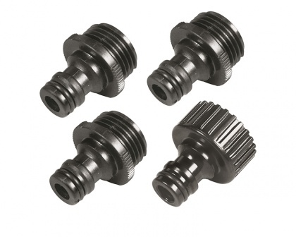 Набор соединителей садовых, пластик 3/4, Truper, SET-4AD