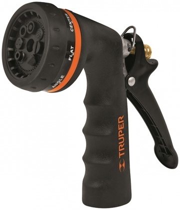 Пистолет садовый для полива, разнорежымный, Truper, PR-208