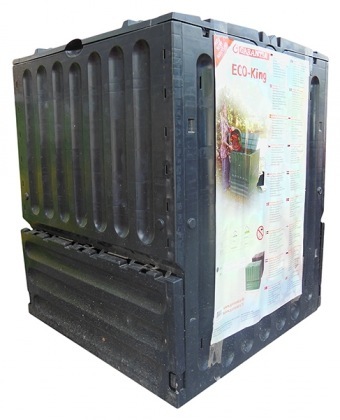 Компостер Есо-Кінг, 400л, чорний Graf