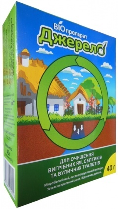 Біодеструктор для туалетів і вигрібних ям Джерело, 40г