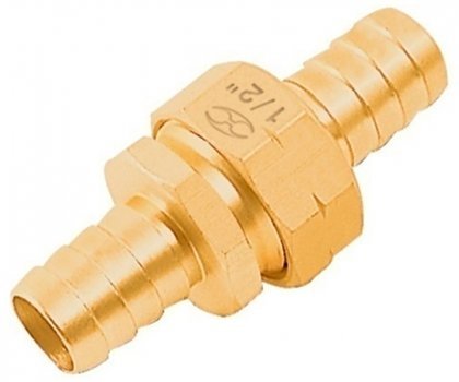 З'єднувач садовий для шланга, латунь, ремонтний 3/4, Truper, CFM-3/4B