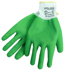Рукавички латексні з повним обливом долоні, Doloni, 4526 1