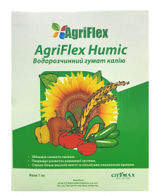 Органічний гумат калію концентрат AgriFlex Humic, 1кг, Citymax 1