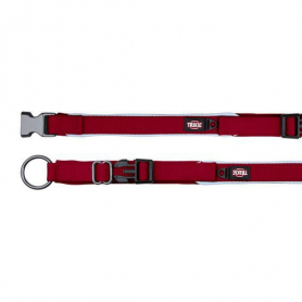 Ошейник Experience M-L 37/50 см/20 мм винно-красный