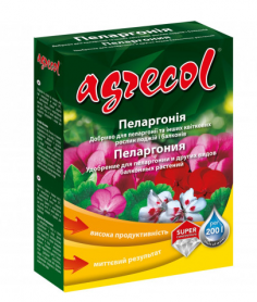 Комплексне мінеральне добриво для пеларгоній 200 г , NPK 15.10.25, Agrecol (Агрекол), 30102 1