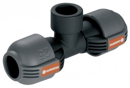 З'єднувач Т-образний 25мм х 3/4, внутрішня різьба, Gardena, 02790