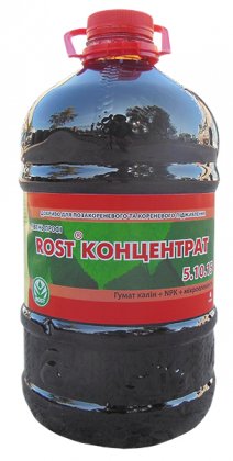Органо-мінеральне добриво Rost (Рост) концентрат, 4л, NPK 5.10.15