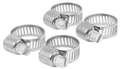 Хомут кольцо 3/8, 10 - 16мм, 40HRs, 4шт, Truper, M-4B