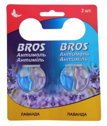 Гелева блок-підвіска Антимоль, 2шт, Bros