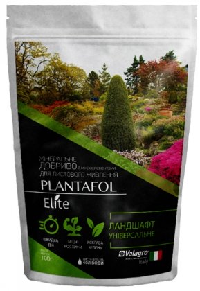 Комплексне мінеральне універсальне добриво для ландшафту, Plantafol Elite (Плантафол Еліт), 100г, NPK 20.20.20, Valagro
