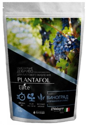 Комплексне мінеральне добриво для винограду, дозрівання врожаю, Plantafol Elite (Плантафол Еліт), 100г, NPK 5.15.45, Valagro