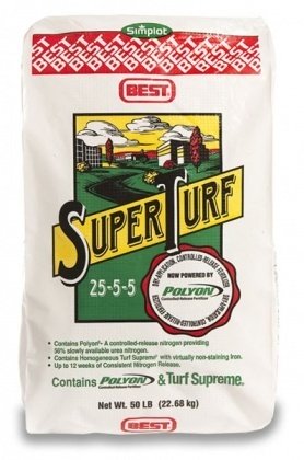 Комплексное удобрение Супер Тюрф, 22.7кг, 25.5.5