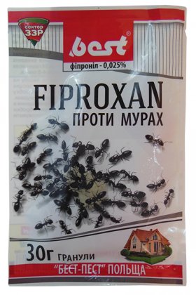 Інсектицидний засіб від мурашок Fiproxan (Фіпроксан), 30г, Best